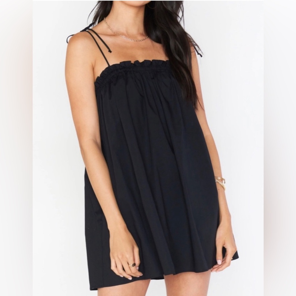 LAST CHANCE Show Me Your Mumu Angel Mini Dress in Black